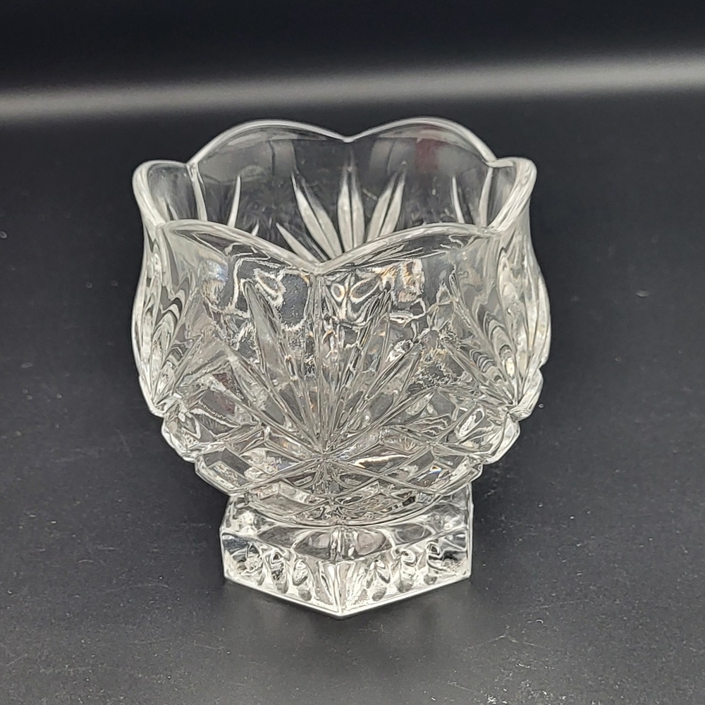 Vintage Noritake Crystal Hampton Hall Collection Votive Candle Holder~3.25" Tall